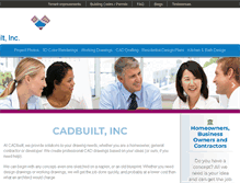 Tablet Screenshot of cadbuilt.com